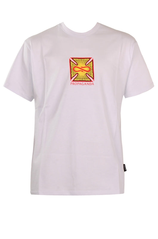 T-Shirt Propaganda Logo Rosso e Giallo