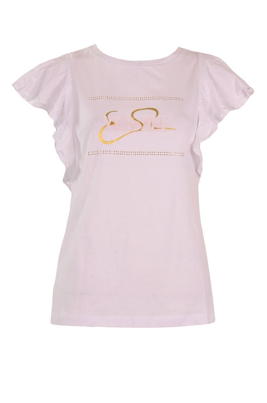 T-shirt donna con manica rouge