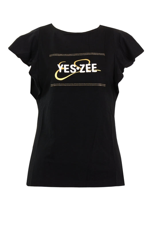 T-shirt donna con manica rouge
