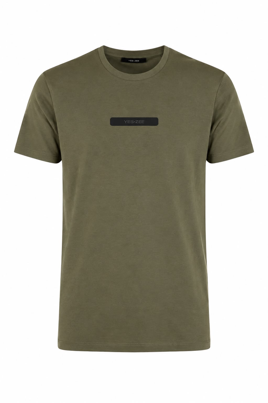 T-Shirt Girocollo Verde Militare Uomo