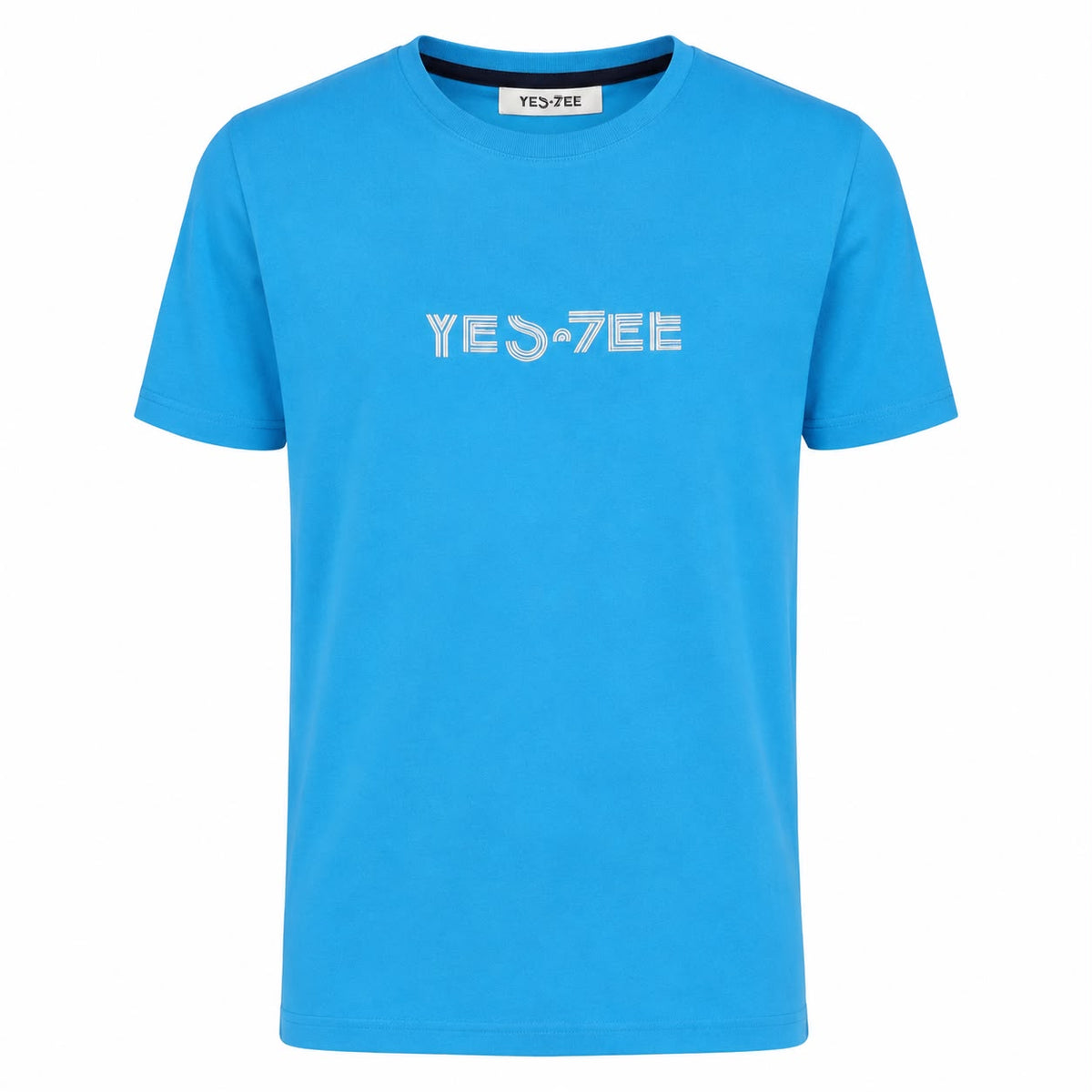 T-Shirt Celeste Uomo Casual