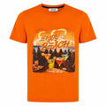 T-Shirt Arancione Beach Uomo Casual